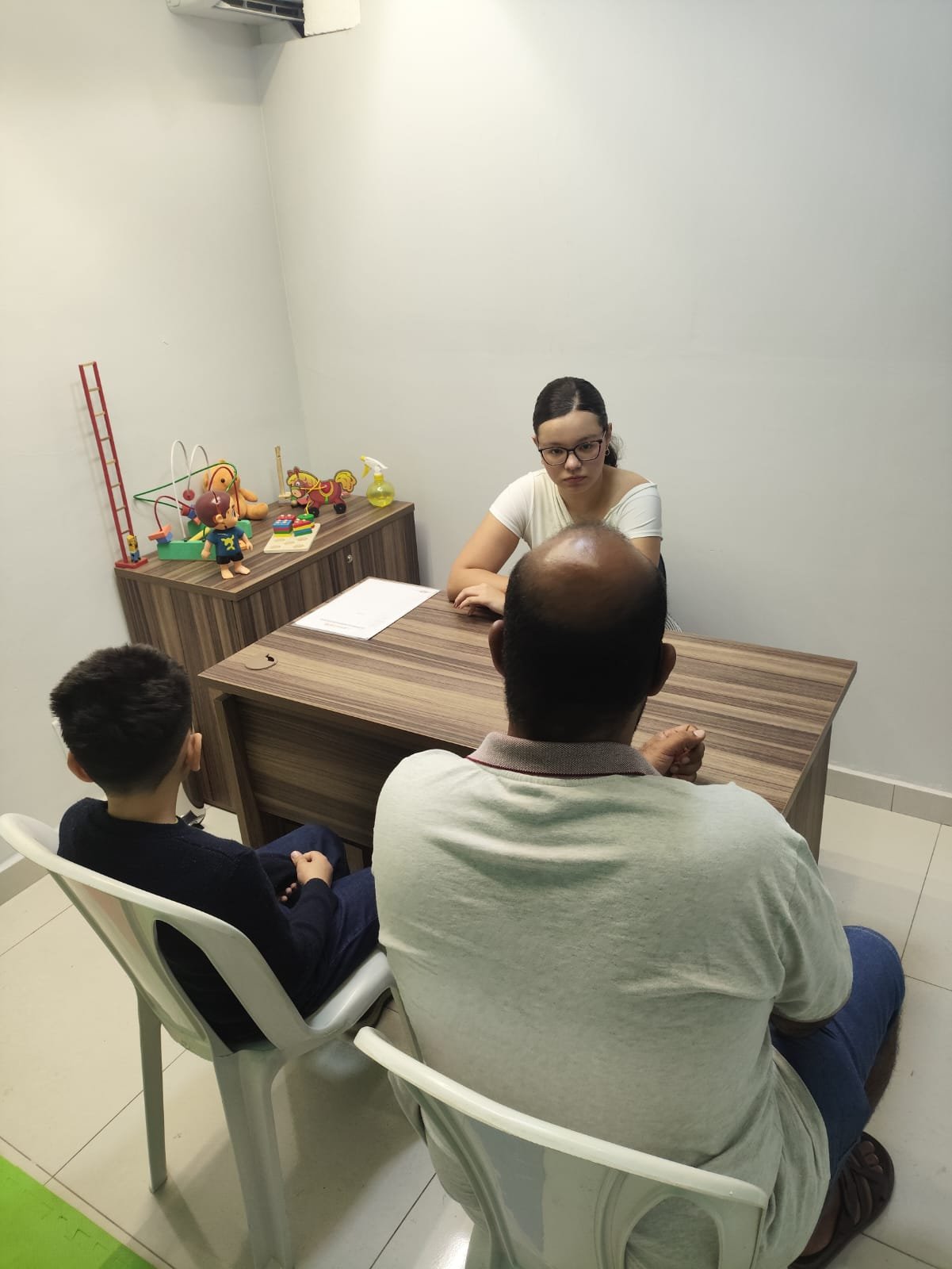 Atendimento no Instituto Evolare